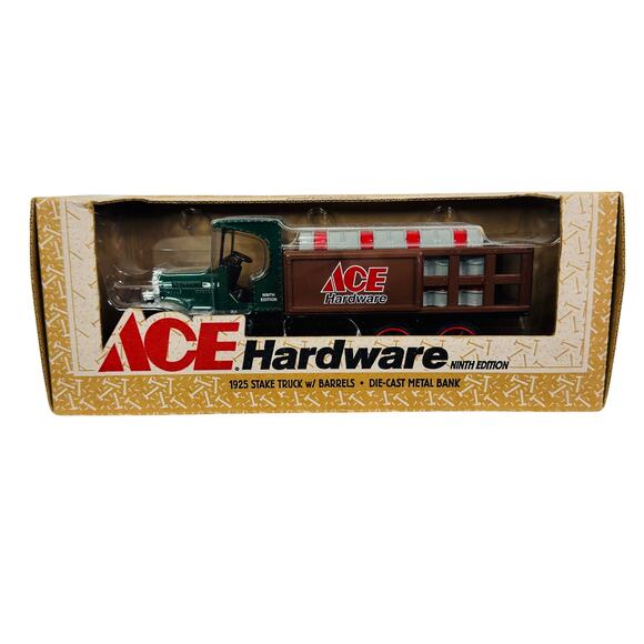 ERTL 1925 Ace Hardware Stake Truck w/Barrels 9th Edition 1:34 Scale Die-cast - Picture 1 of 11